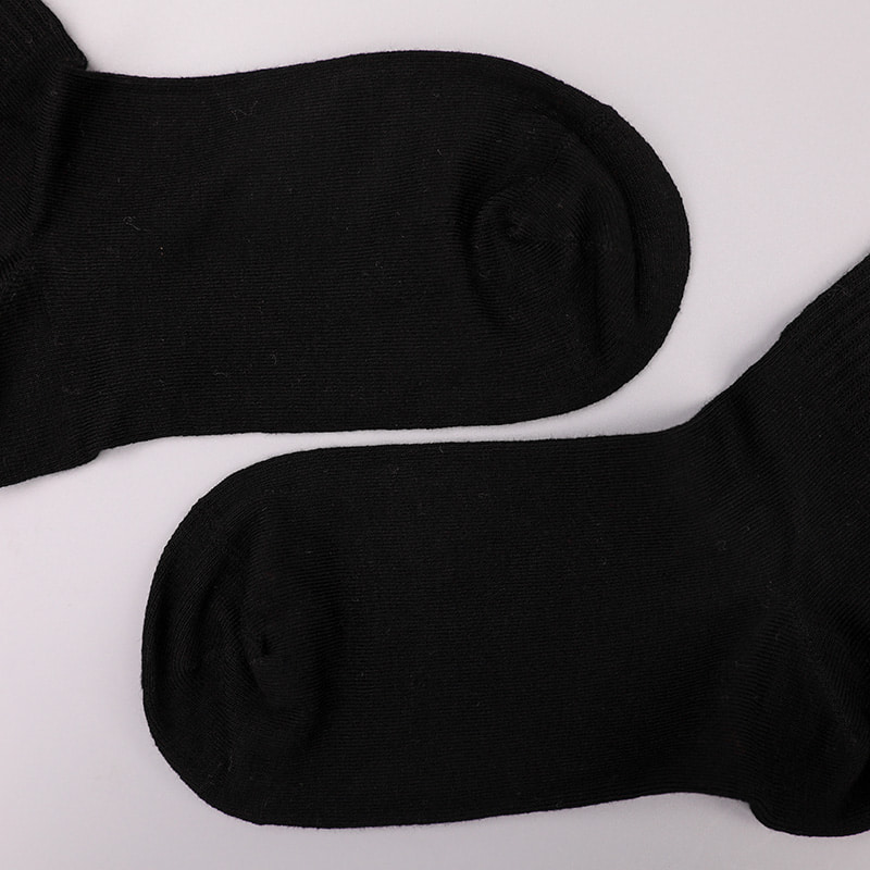 Nylon de soie filé doux recouvert d'ammoniaque 2 bandes horizontales et chaussettes femme renforcées cousues main WSD1536