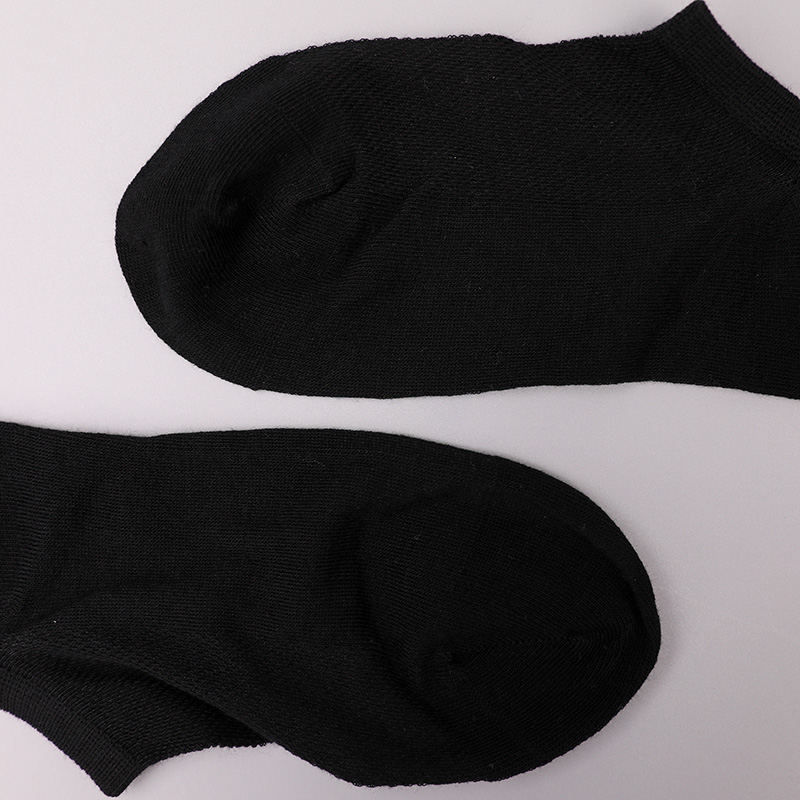 Chaussettes femme ultra fines en coton peigné, nylon et spandex uni demi-maille cousues main WSD1673
