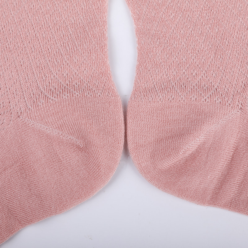 Sac en nylon et fibre de bambou souple, chaussettes fines et décontractées en petits diamants pour femmes, chaussettes cousues à la main pour femmes WSD1689