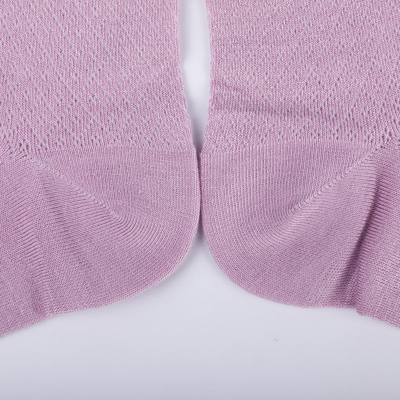 Sac en nylon et fibre de bambou souple, chaussettes fines et décontractées en petits diamants pour femmes, chaussettes cousues à la main pour femmes WSD1689