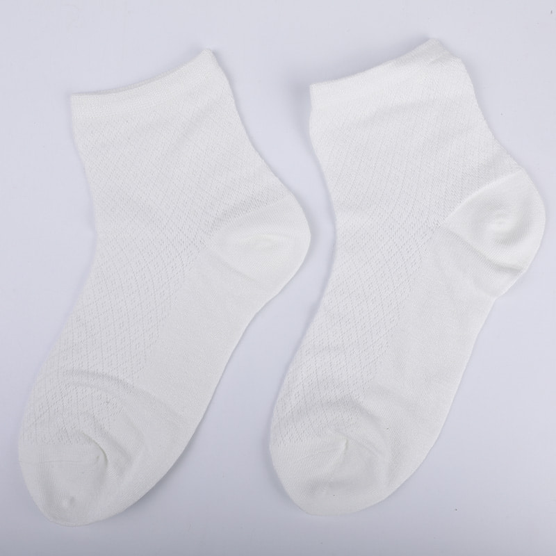 Sac en nylon et fibre de bambou souple, chaussettes fines et décontractées en petits diamants pour femmes, chaussettes cousues à la main pour femmes WSD1689