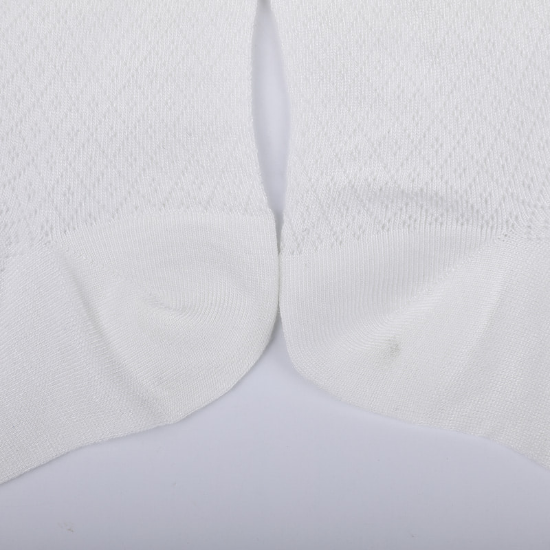 Sac en nylon et fibre de bambou souple, chaussettes fines et décontractées en petits diamants pour femmes, chaussettes cousues à la main pour femmes WSD1689