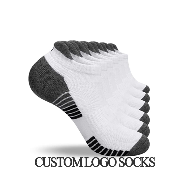 OEM qualité équipage mode Jacquard hommes gymnase basket-ball sport chaussette Terry anti-dérapant chaussettes personnalisées Logo