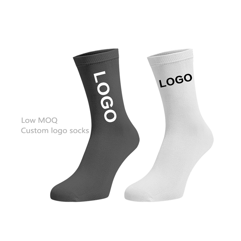 Logo personnalisé chaussettes pour hommes Sport athlétique course Sneaker Hardloopsokken Oem coton hommes équipage chaussettes personnalisées