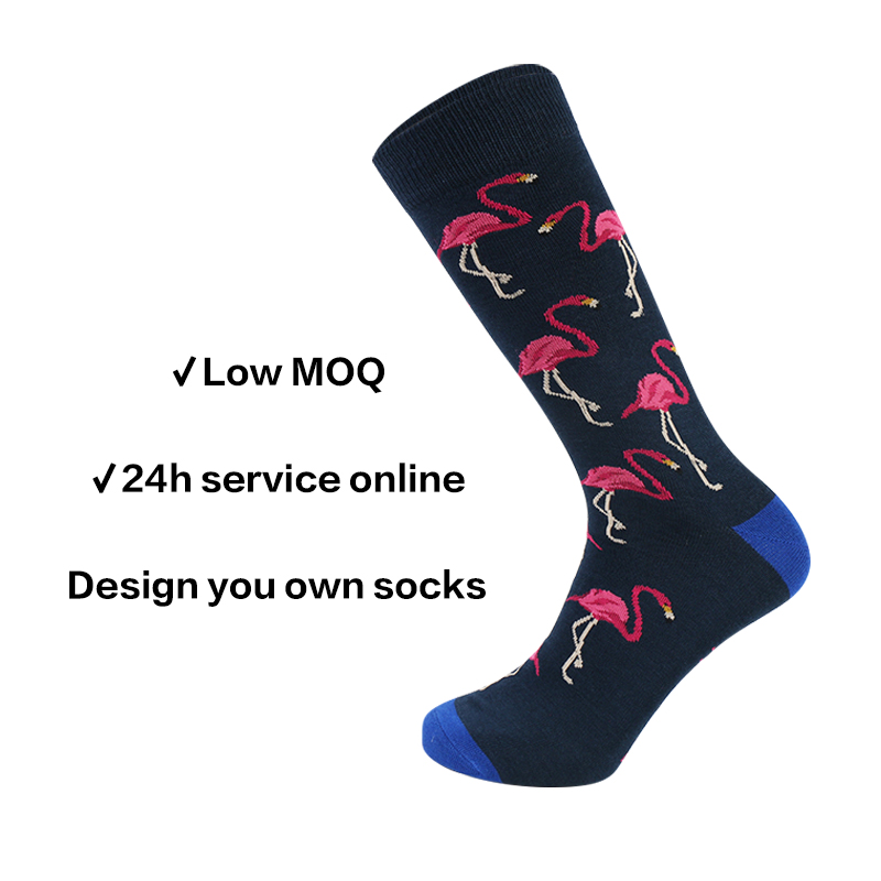 Bas MOQ mode formule mathématique ananas hommes coton bambou robe heureuse hommes chaussettes personnalisées