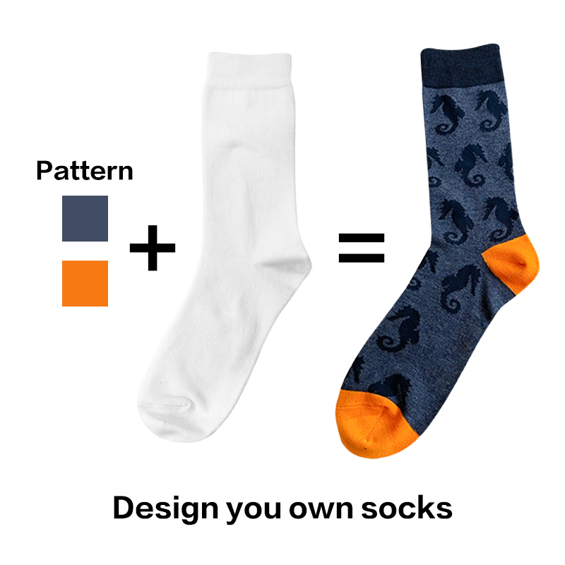 Bas MOQ mode formule mathématique ananas hommes coton bambou robe heureuse hommes chaussettes personnalisées