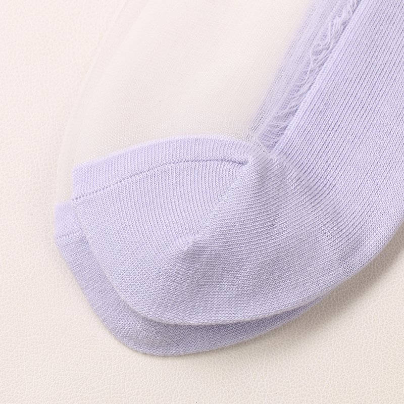 Chaussettes transparentes ultra fines colorées pour femmes, vente en gros d'été