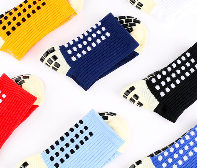 Chaussettes antidérapantes pour hommes, vente en gros, chaussettes de Football antidérapantes, Sport, Football, vente en gros