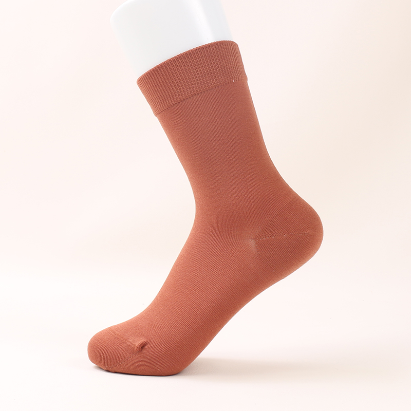 Chaussettes en coton peigné doux et confortables pour femmes, Design Simple, mode mi-équipage