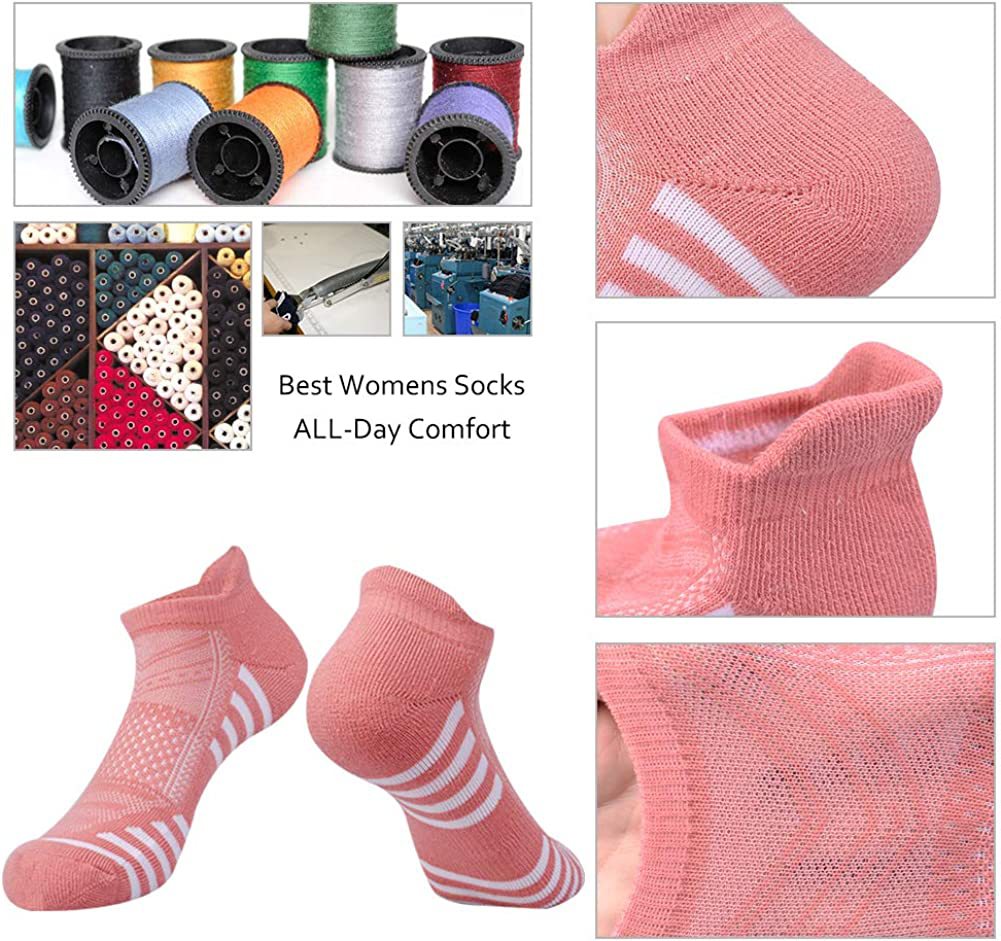 Baskets de sport de course OEM en coton, coupe basse, logo personnalisé, chaussettes de sport pour femmes