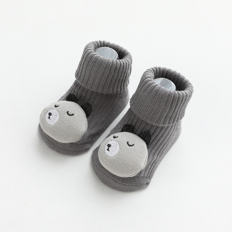 Poupée tridimensionnelle pour nouveau-né, chaussettes pour bébé, distribution de chaussettes antidérapantes, sol pour enfants