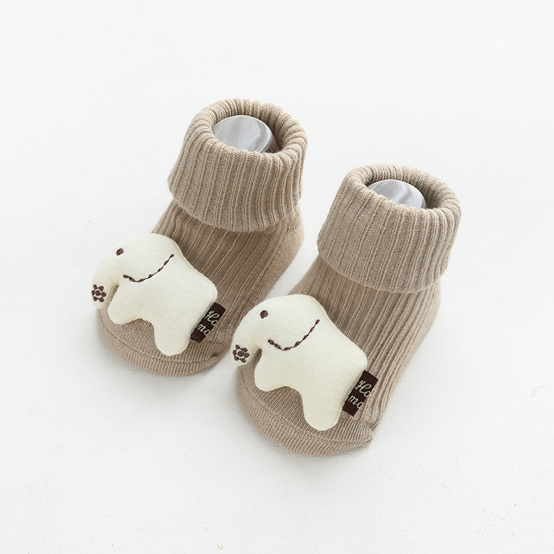 Poupée tridimensionnelle pour nouveau-né, chaussettes pour bébé, distribution de chaussettes antidérapantes, sol pour enfants