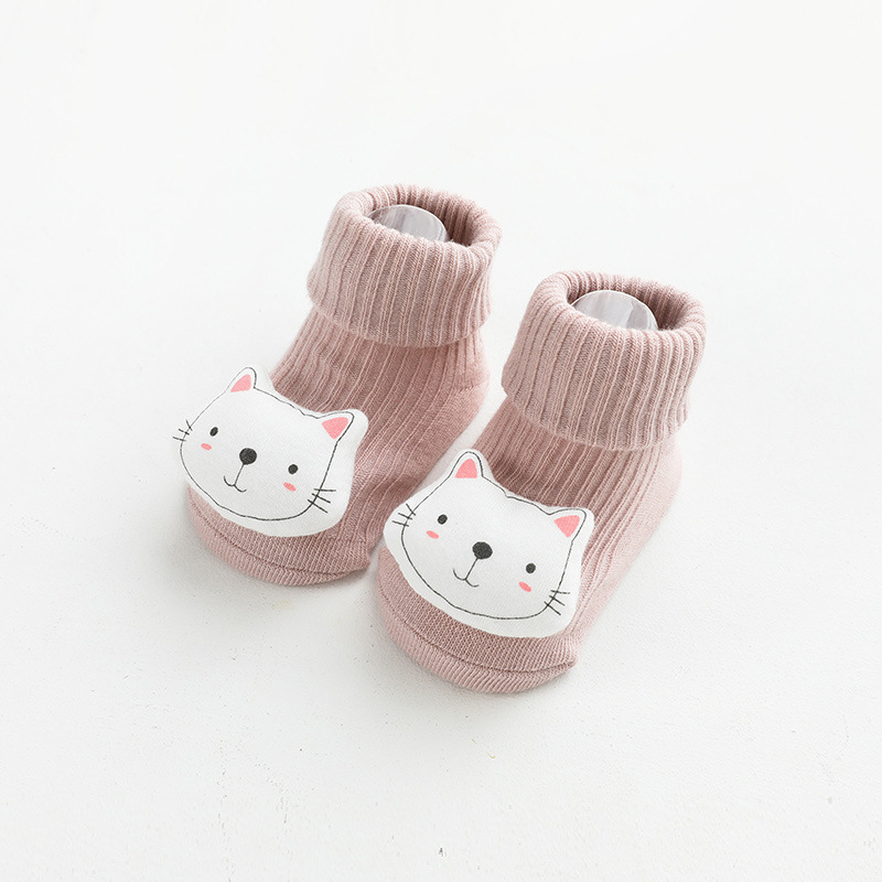 Poupée tridimensionnelle pour nouveau-né, chaussettes pour bébé, distribution de chaussettes antidérapantes, sol pour enfants