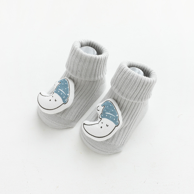 Poupée tridimensionnelle pour nouveau-né, chaussettes pour bébé, distribution de chaussettes antidérapantes, sol pour enfants