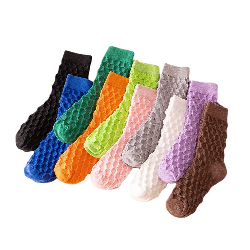 Chaussettes multicolores faites sur commande de mode de conception de sport de planche à roulettes de coton femmes