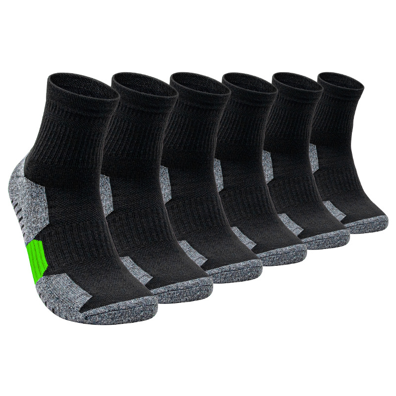 Conception personnalisée cyclisme sport équipage logo personnalisé chaussettes de course compression