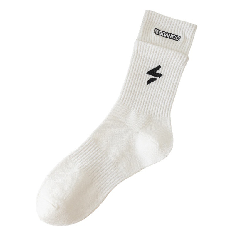 Baskets de course en coton, chaussettes de sport de skateboard personnalisées de haute qualité, logo personnalisé