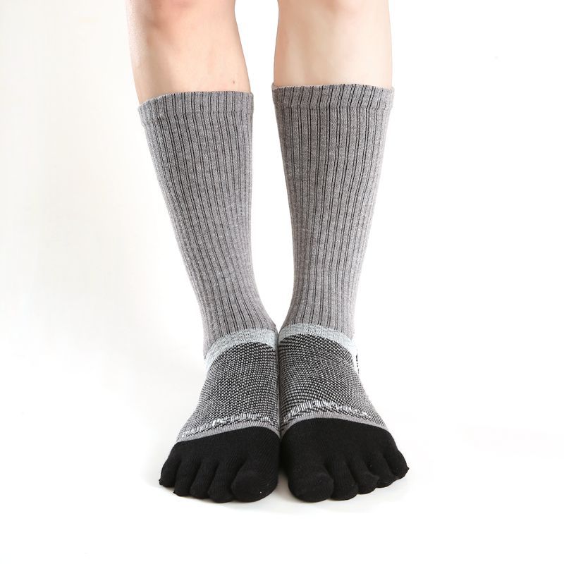 Chaussettes de course à cinq doigts pour hommes, séparation personnalisée, antidérapantes, mode, Compression, orteils