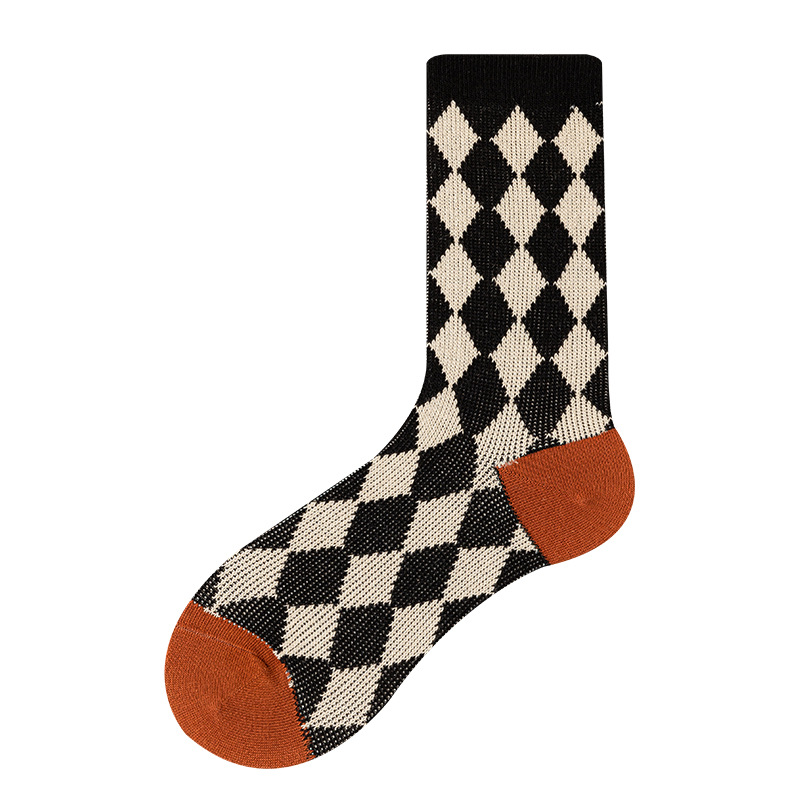 Chaussettes tricotées en coton de haute qualité pour femmes, robe personnalisée, chaussettes d'hiver